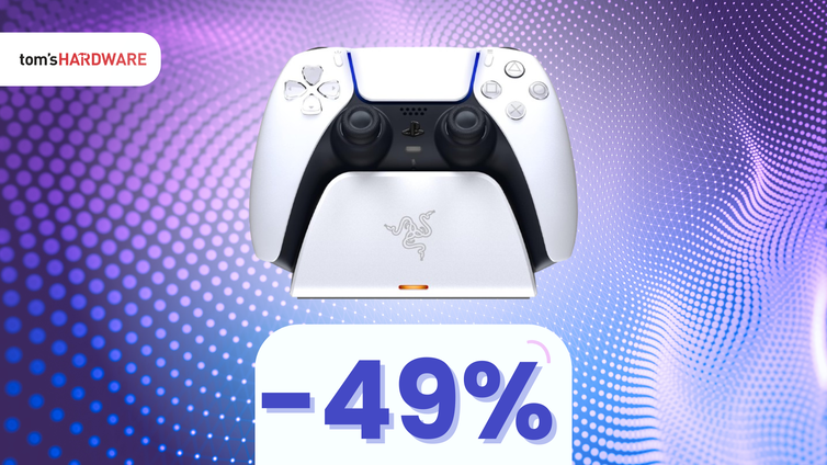 Immagine di Base di ricarica Razer per PS5 in SCONTO: addio tempi morti tra una partita e l’altra!