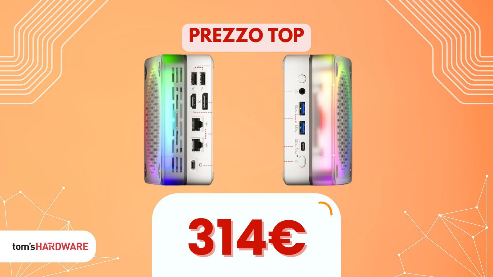 Anche i mini PC sanno farsi notare: RGB, potenza e un prezzo che oggi è un affare