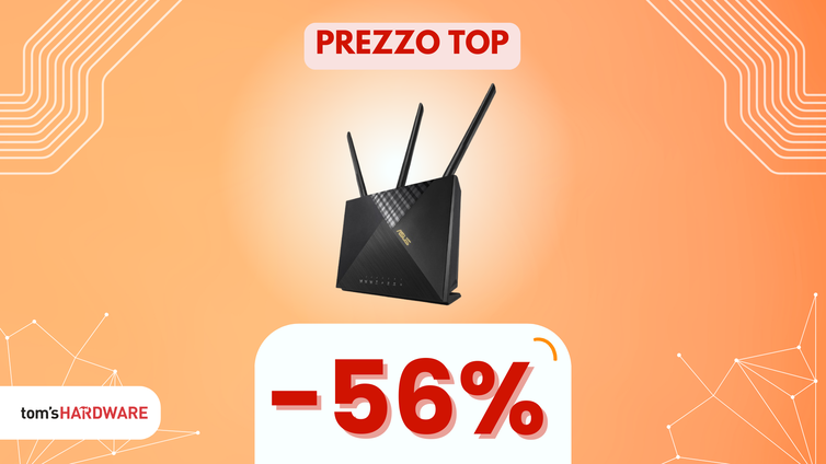 Immagine di ASUS 4G‑AX56 LTE: il Wi‑Fi 6 che fa miracoli… e ora costa poco!