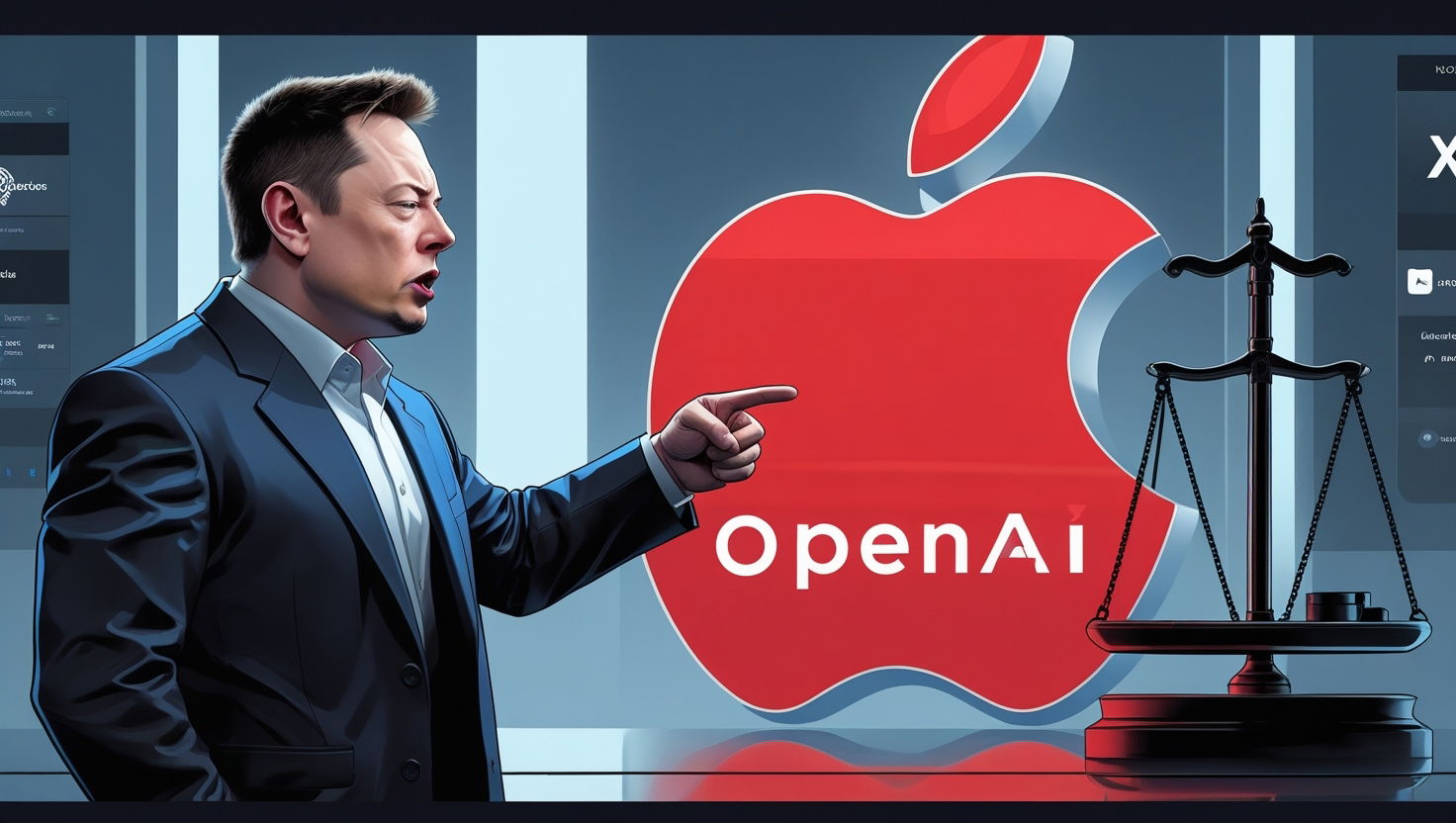 Musk accusa Apple di favorire OpenAI rispetto xAI