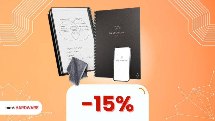 Immagine di Rocketbook Core a soli 36€: il quaderno infinito per menti creative!