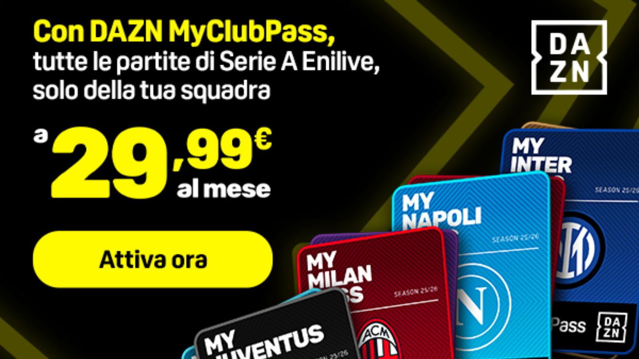 Immagine di Con DAZN ora puoi seguire la tua squadra a meno di 30€ al mese! Ecco come
