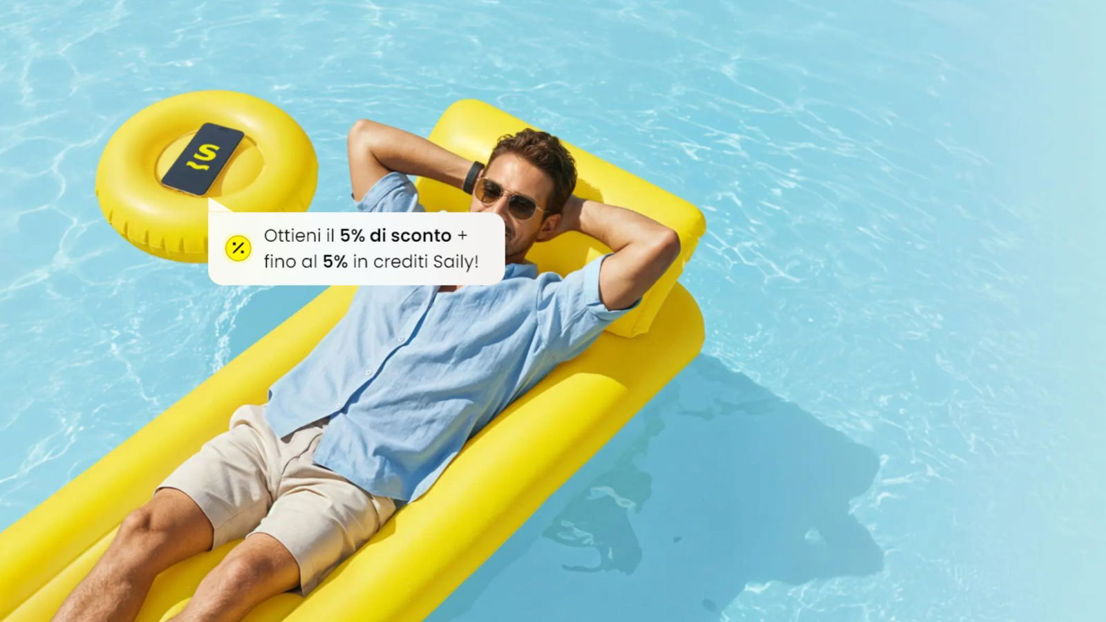 Sempre connesso mentre viaggi? Con le eSim di Saily rimani sempre online!