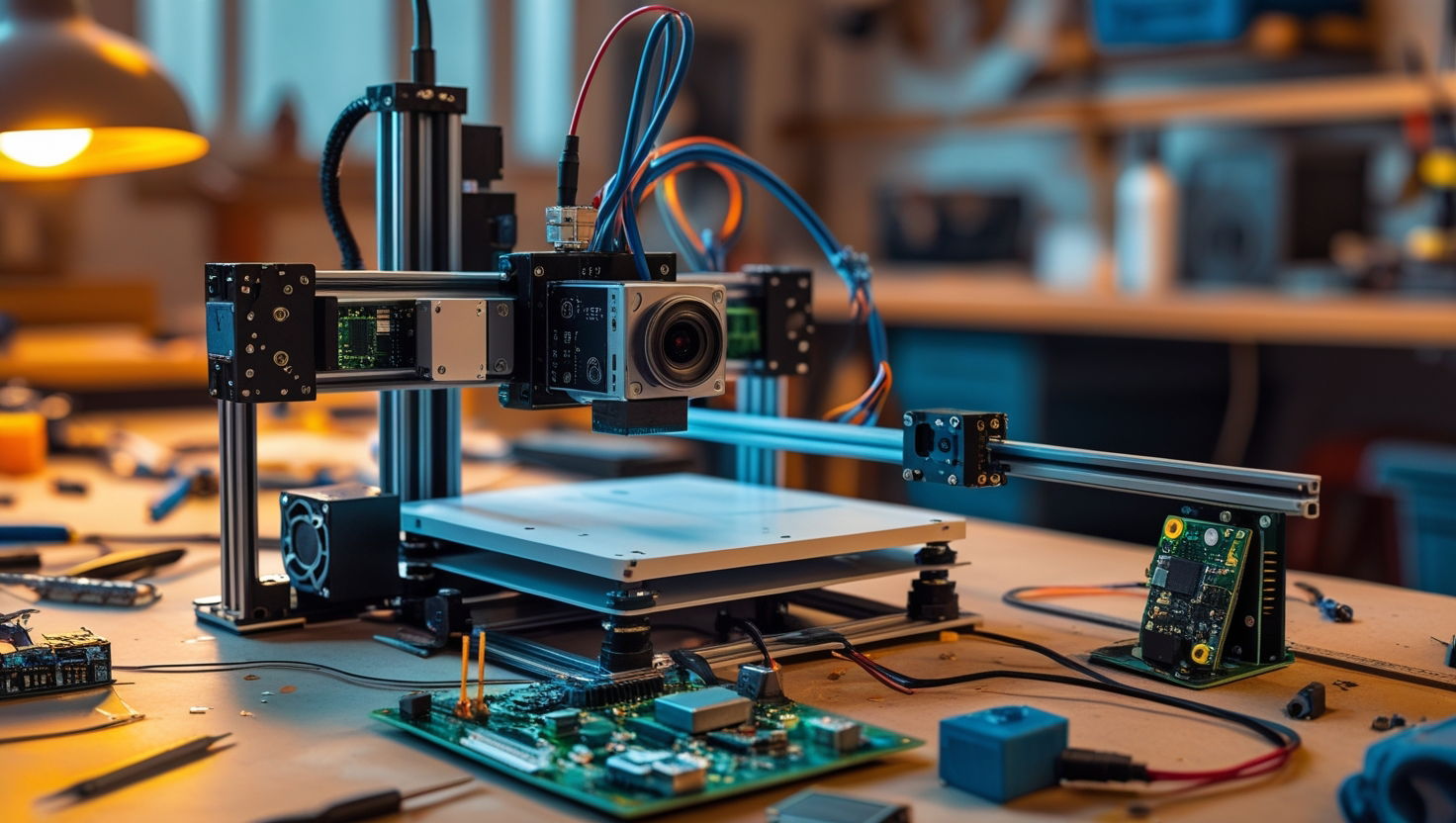 Da stampante 3D a telecamera robotica: l'idea geniale di un maker