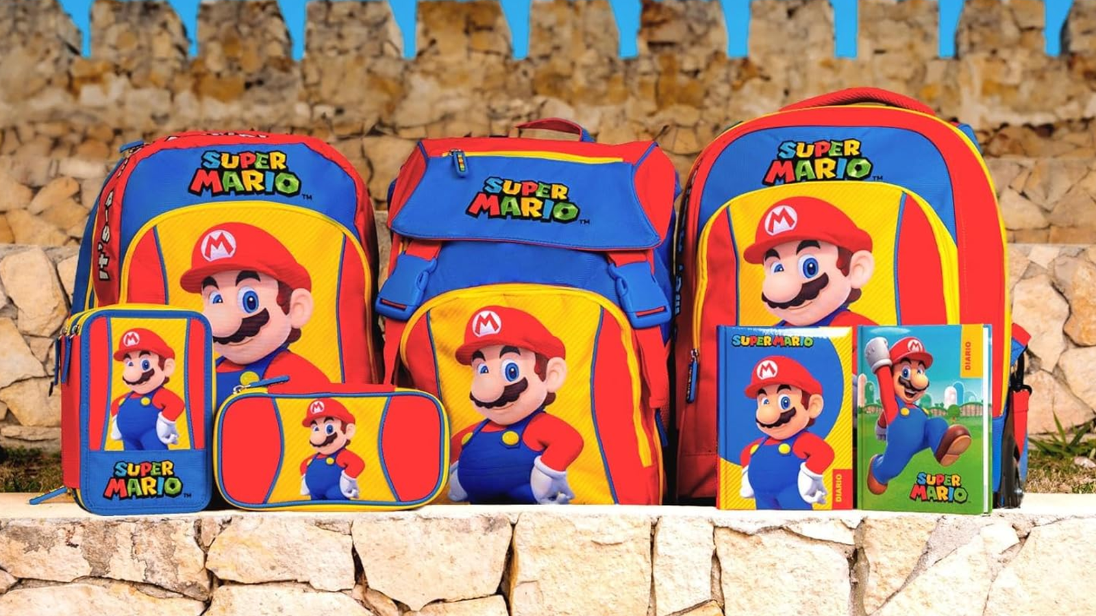 Diari, zaini e astucci di Super Mario per un back to school divertente!