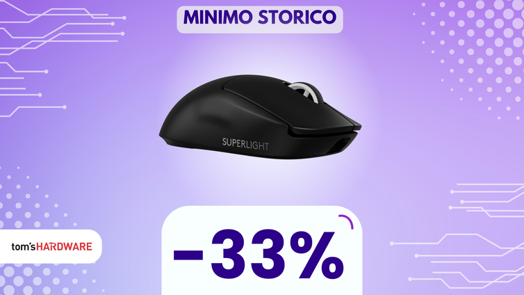 Immagine di PREZZO RECORD per il Logitech G PRO X SUPERLIGHT 2 SE! -33%