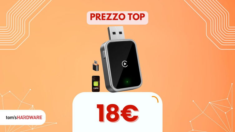 Immagine di Su questo adattatore CarPlay il coupon da 2€ non serve, costa già una sciocchezza