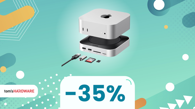 Immagine di Espandi le possibilità del tuo Mac Mini M4 con questa docking station, oggi SCONTATA!