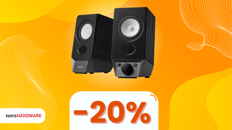 Immagine di Edifier R19BT in OFFERTA LAMPO: qualità hi-fi per la tua scrivania!