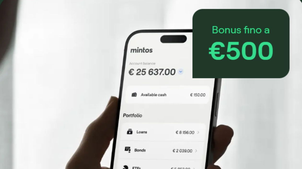 Immagine di Inizia a investire con Mintos e ricevi un bonus fino a 500€!