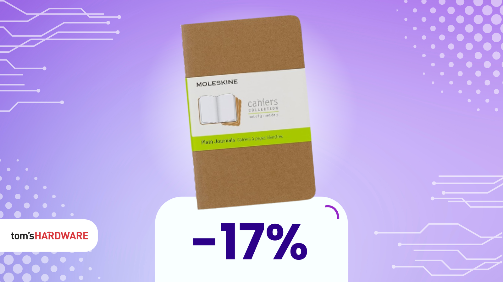 3 quaderni Moleskine a 7€ per un'infinità di idee!