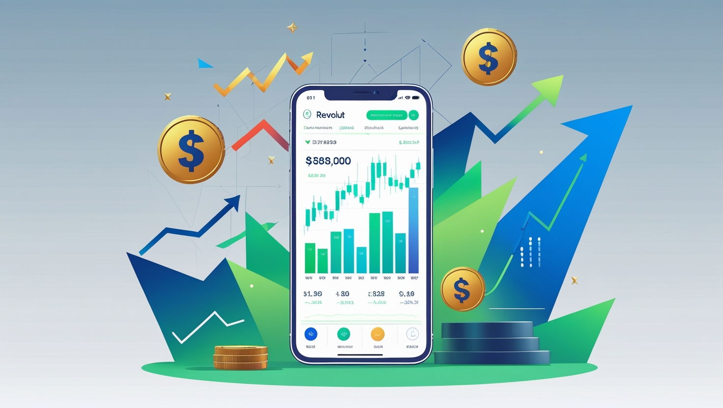 Revolut punta a una valutazione di 75 miliardi