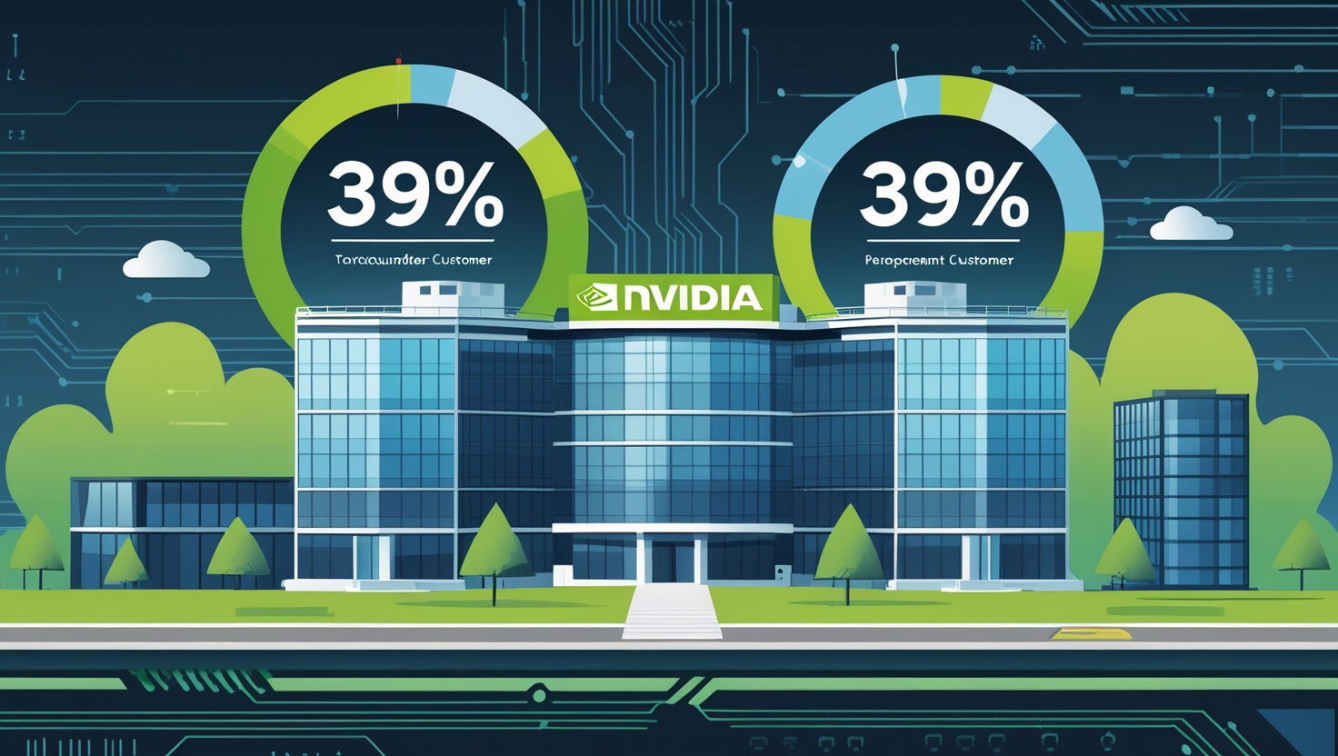 Nvidia: due soli clienti fanno il 39% delle vendite nel Q2