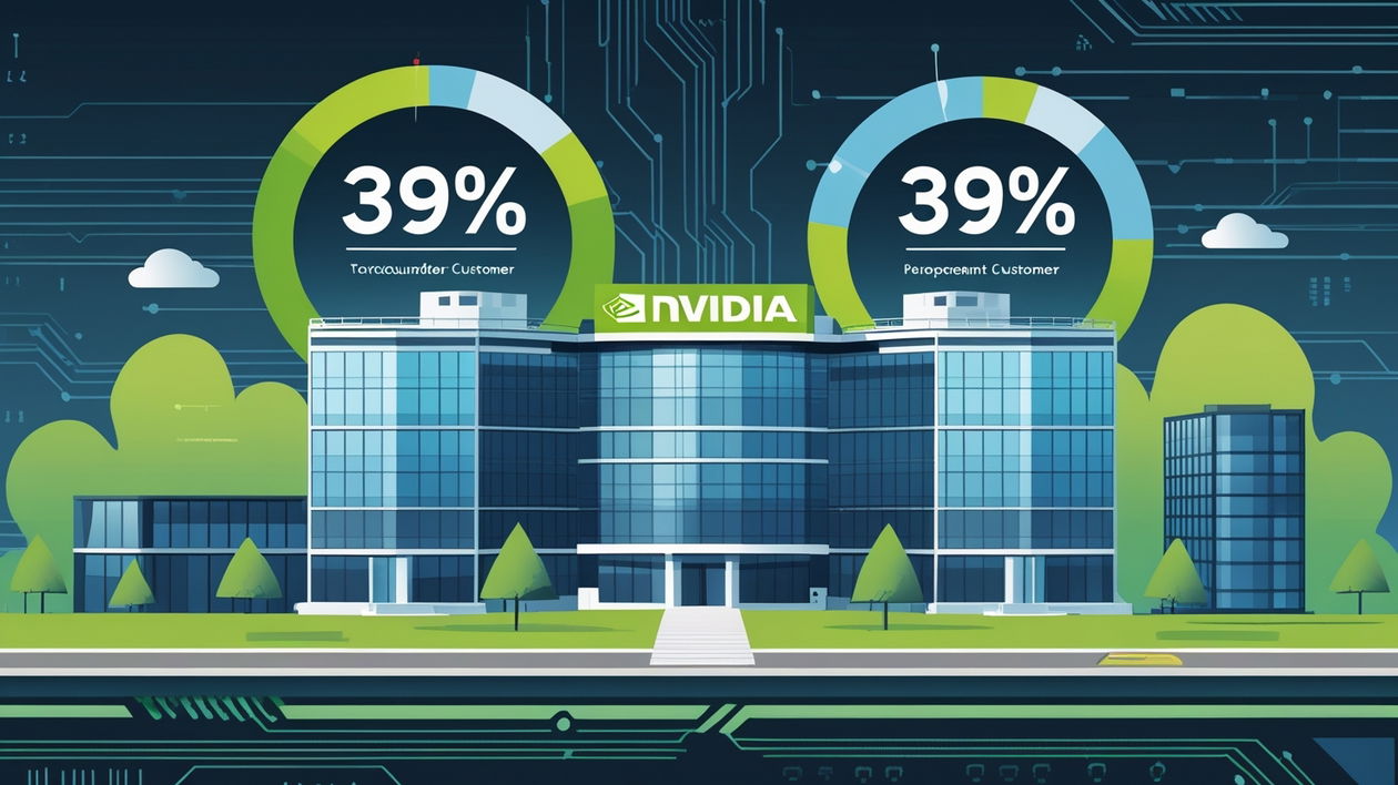 Immagine di Nvidia: due soli clienti fanno il 39% delle vendite nel Q2