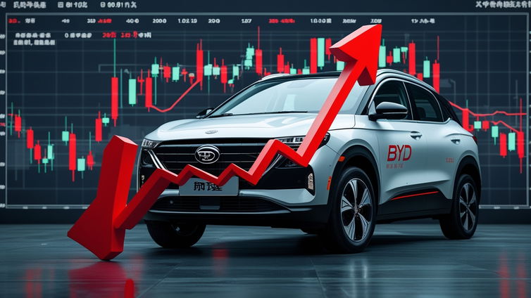 Immagine di Frenata (rigenerativa?) di BYD, valore delle azioni in calo