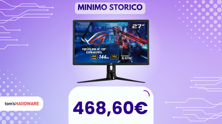 Immagine di Questo monitor gaming ASUS 4K 144Hz non è mai costato COSI' POCO!