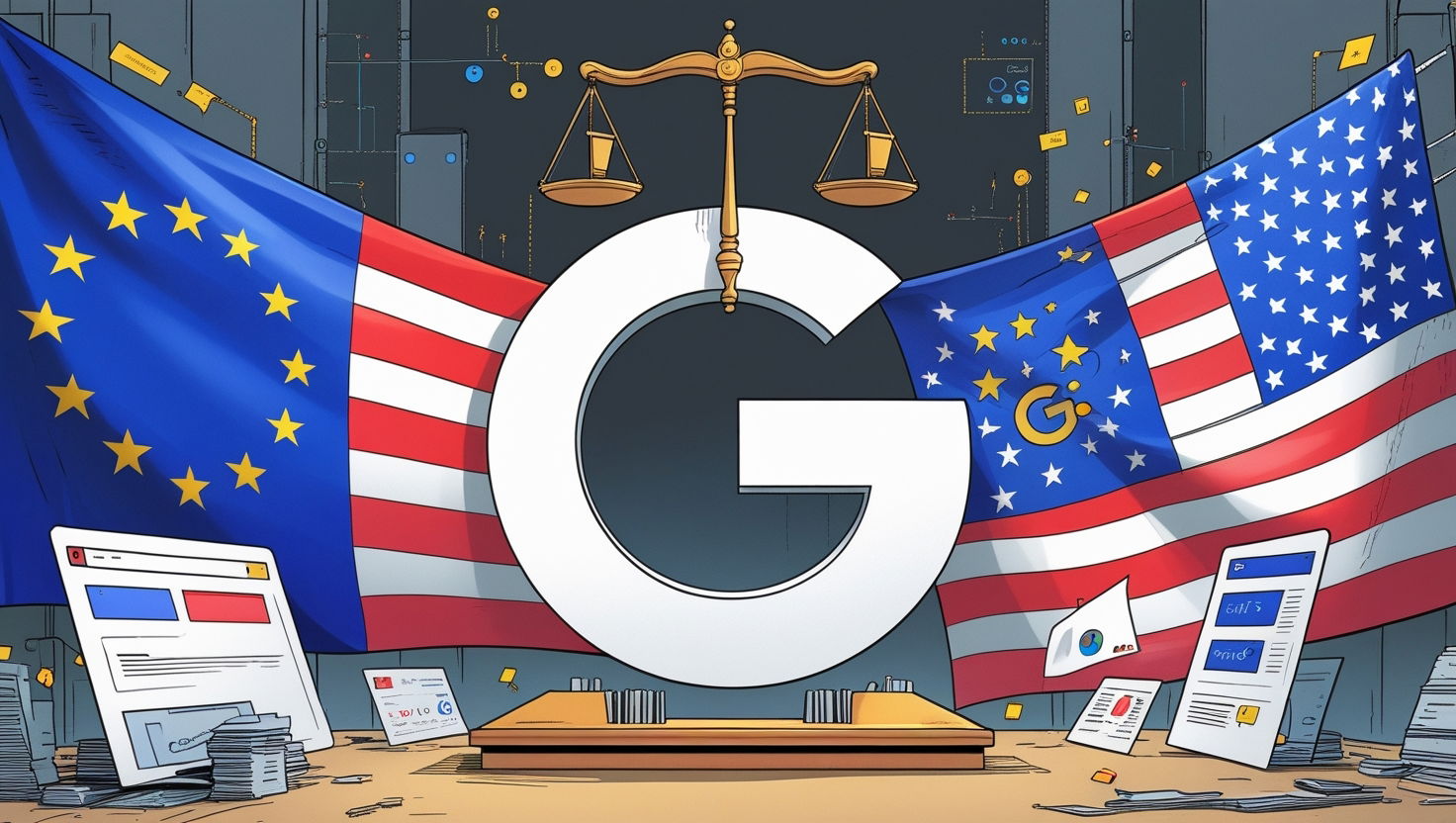 L'Europa teme l'ira di Trump, e Google si salva da una multa