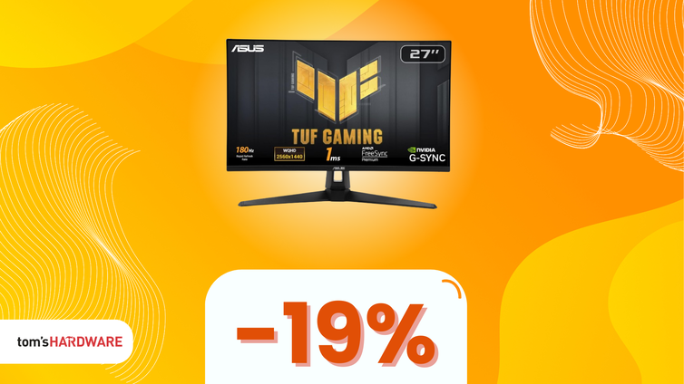 Immagine di ASUS TUF Gaming VG27AQ3A sotto i 170€? Sì, grazie a questo COUPON!