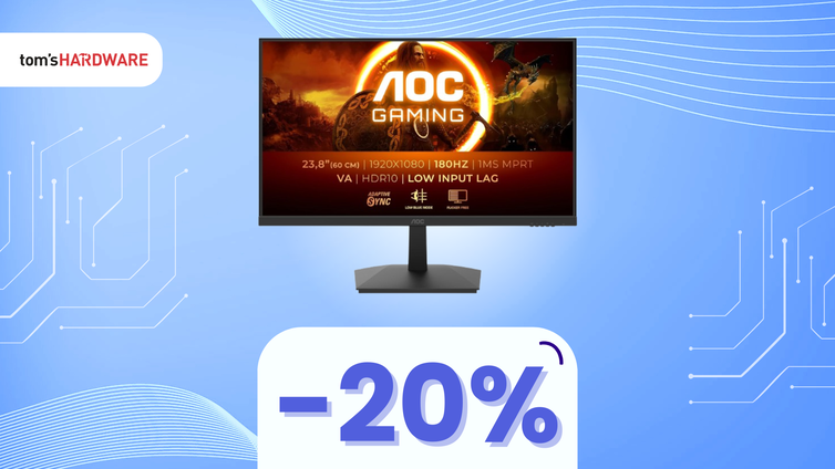 Immagine di PREZZO PAZZESCO per questo monitor gaming 24" 180 Hz! IMPERDIBILE!