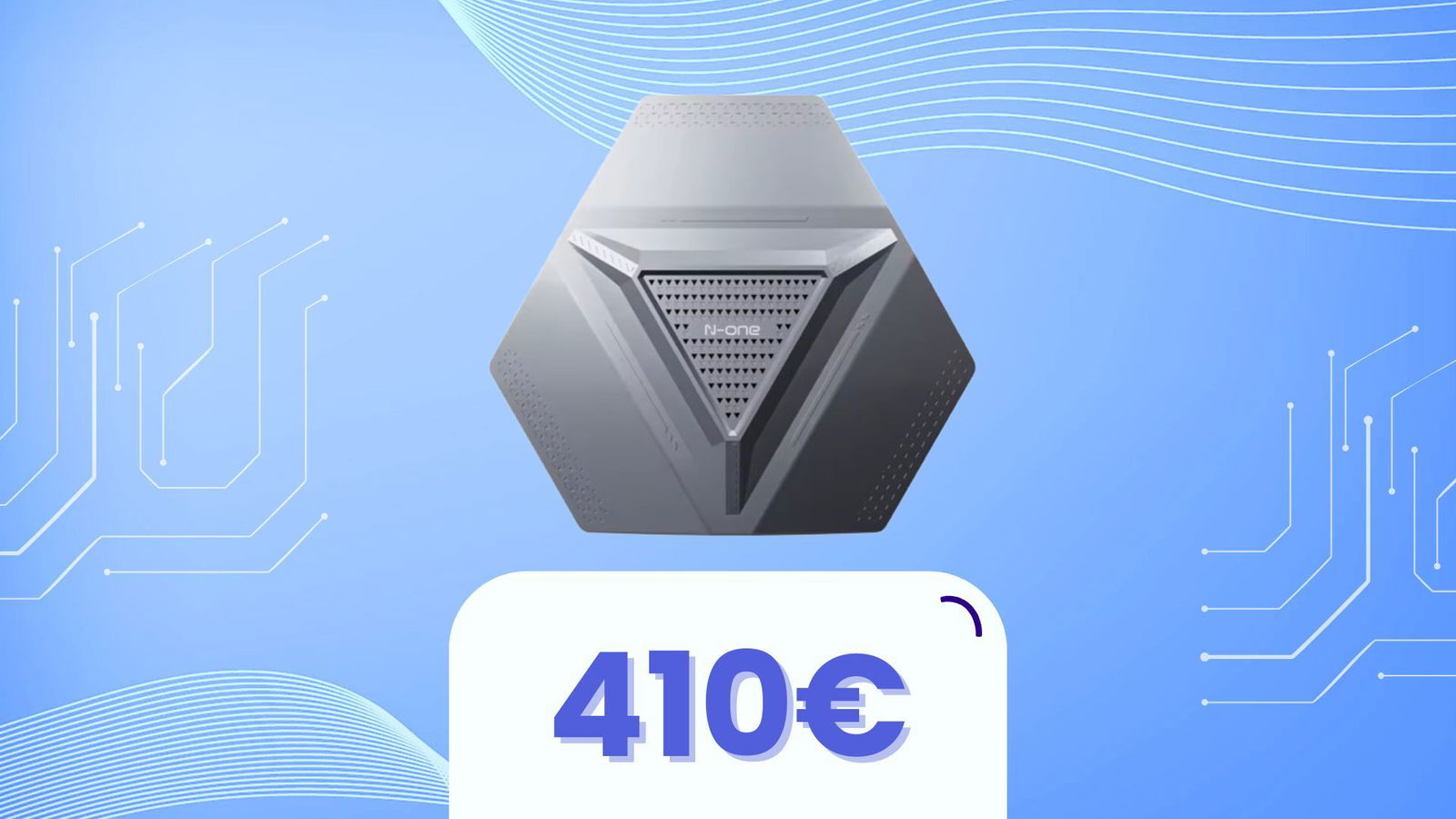 Se lo guardi, ti rendi conto che questo mini PC non è solo potenza