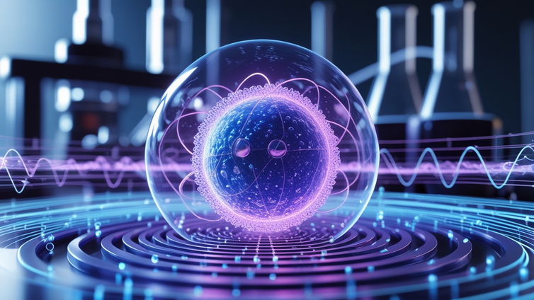 Immagine di Particella nanoscopica "compressa" per la prima volta