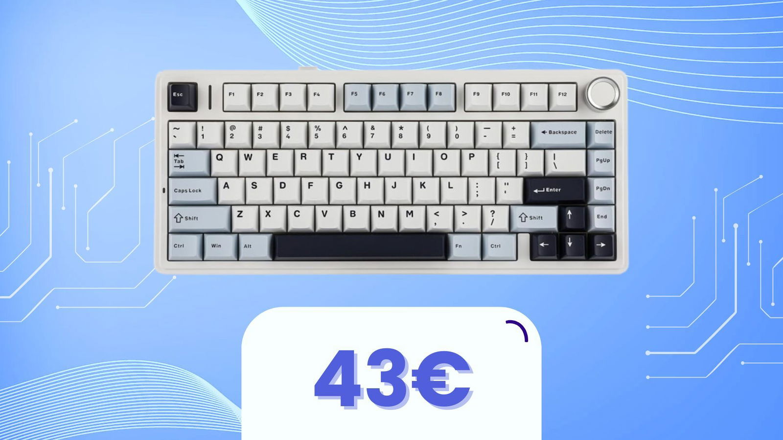 Anche al costo di cambiare abitudine, questa tastiera conviene