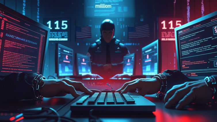 Immagine di Giovane hacker in manette dopo maxi-attacchi ransomware