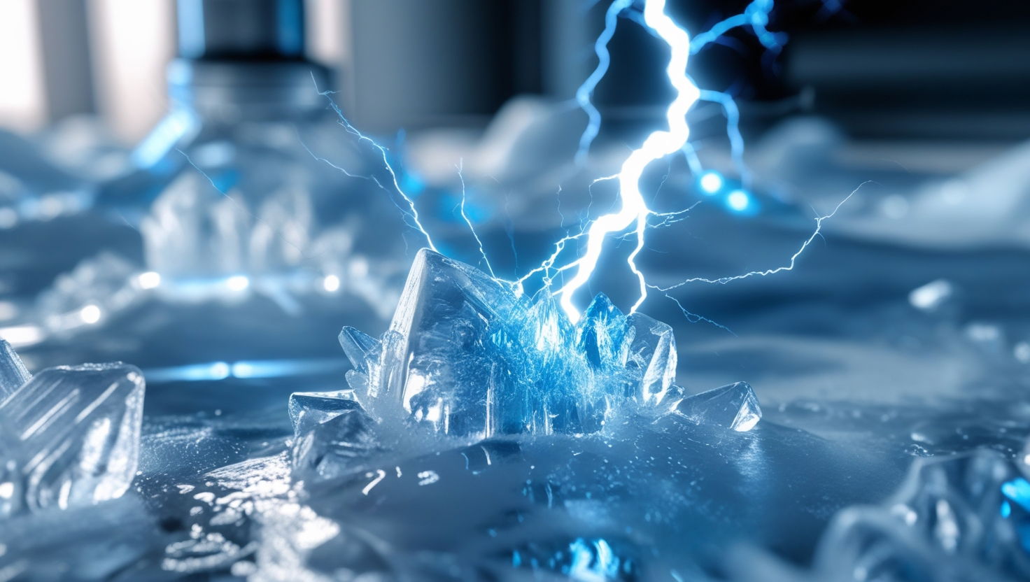 Il ghiaccio ha poteri elettrici sorprendenti