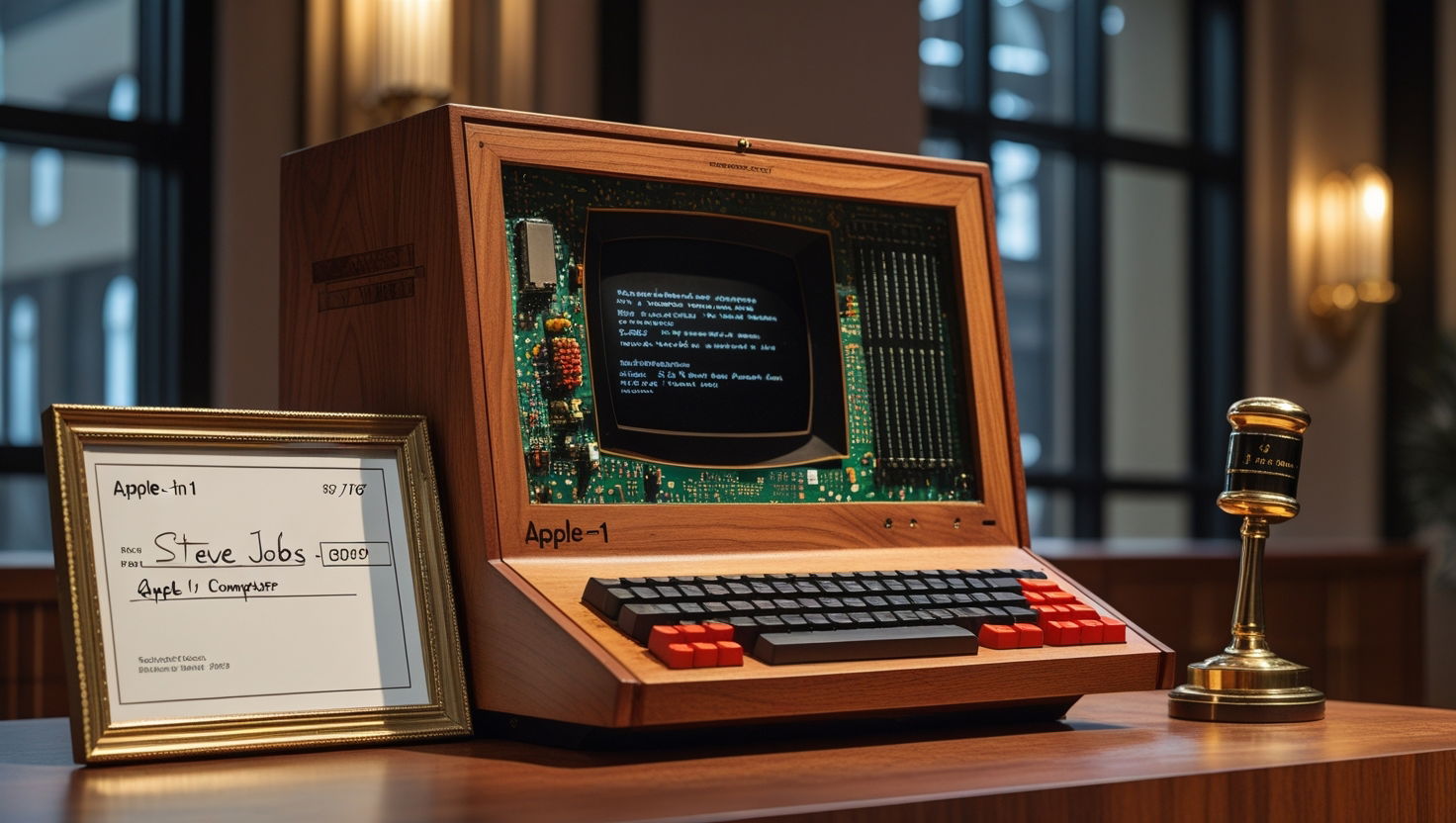 Computer Apple-1 in legno venduto per 500.000 dollari
