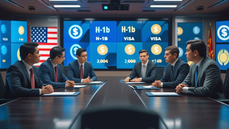 Immagine di Tassa da100K sui lavoratori esteri, le reazioni delle Big Tech