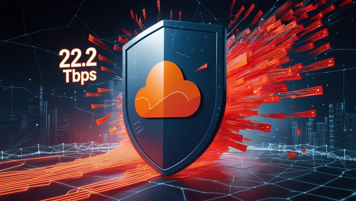 Immagine di Cloudflare ferma il più grande attacco DDoS mai visto: 22,2 Tbps