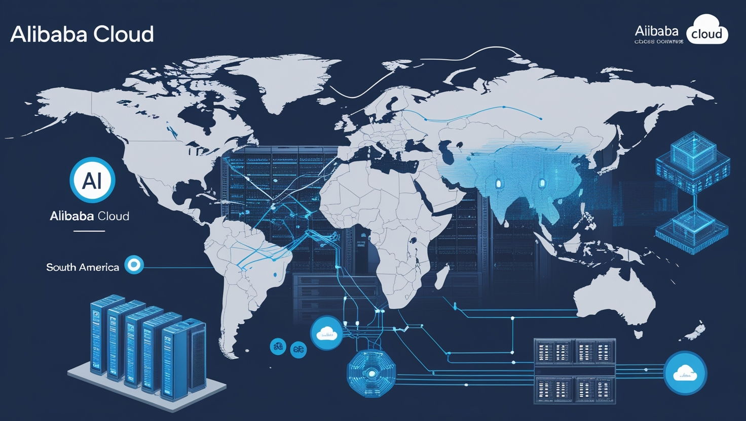 Alibaba Cloud si espande in Europa e Sudamerica