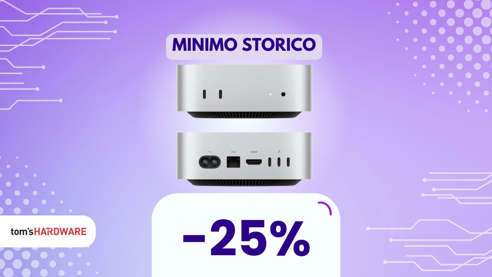 Amazon fa il prezzo più basso: Mac Mini M4 tra i bestseller a 549€