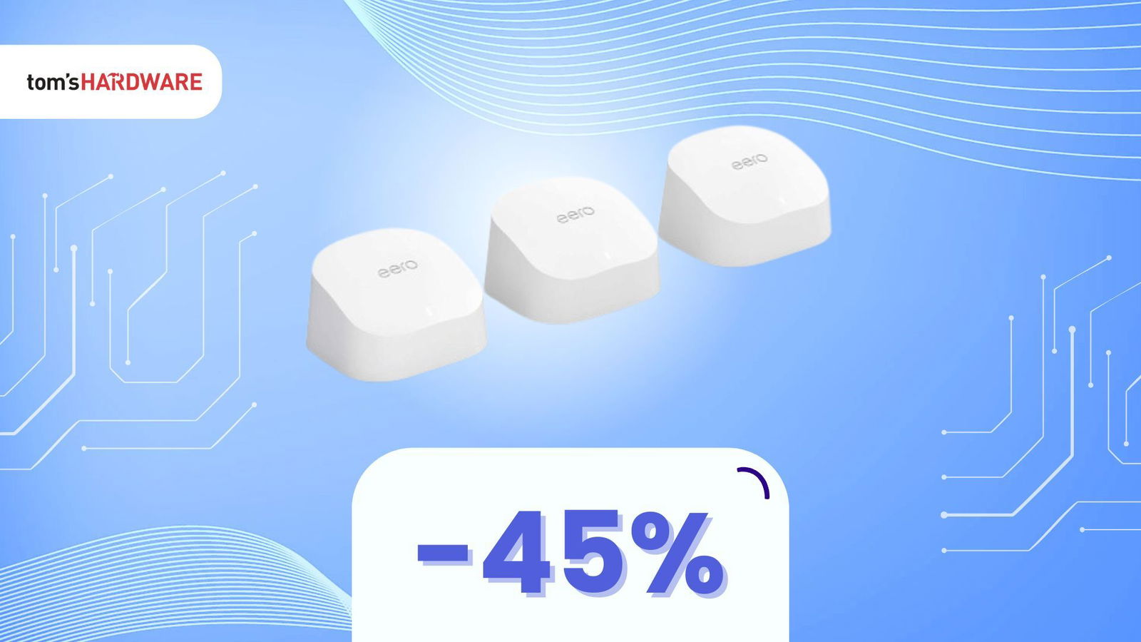 Con 3 Amazon eero copri 420 m² e risolvi buffering e wifi debole al miglior prezzo