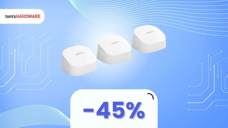 Immagine di Con 3 Amazon eero copri 420 m² e risolvi buffering e wifi debole al miglior prezzo