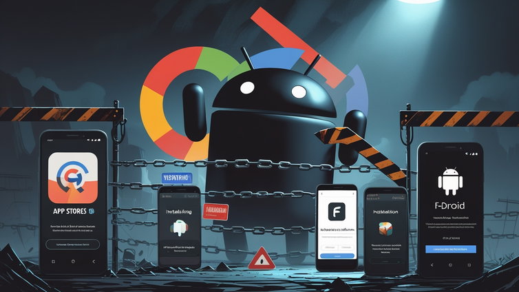 Immagine di Google minaccia app store alternativi e sideload
