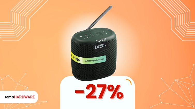 Immagine di Speaker impermeabile, portatile e pronto a suonare per 17 ore a 57€!