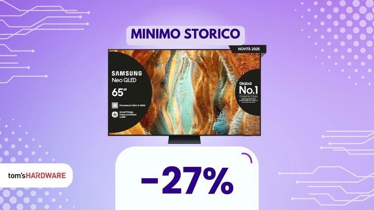 Immagine di 1,5 metri di intrattenimento. La TV Samsung da 65’’ mai così in offerta