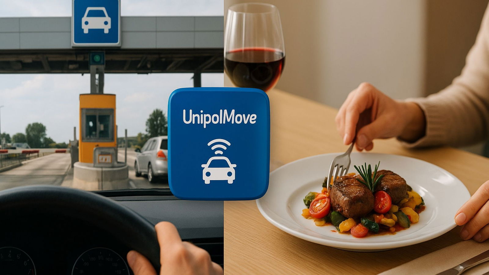 Dal casello al tavolo: con UnipolMove ottieni un buono ristorante da 120€