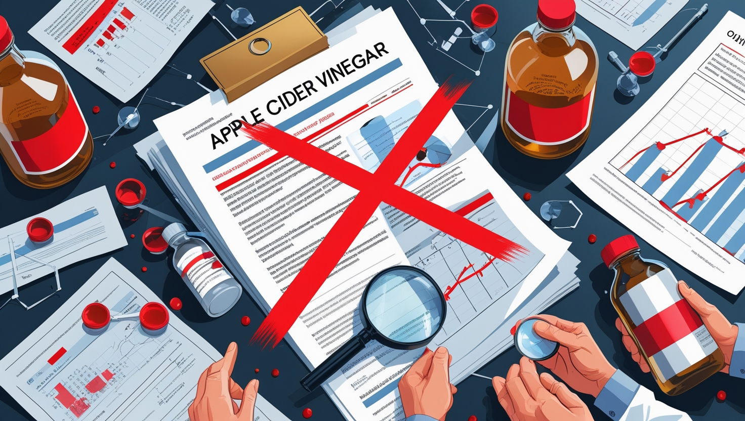 Aceto di mele: studio shock ritirato per gravi errori