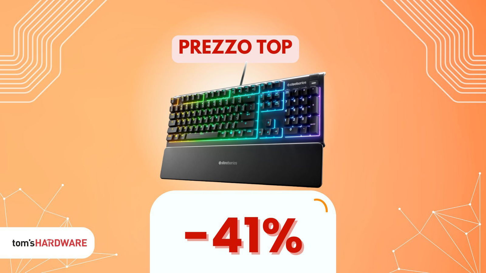 Preferisci il comfort alla meccanica? 41% di sconto su questa tastiera a membrana