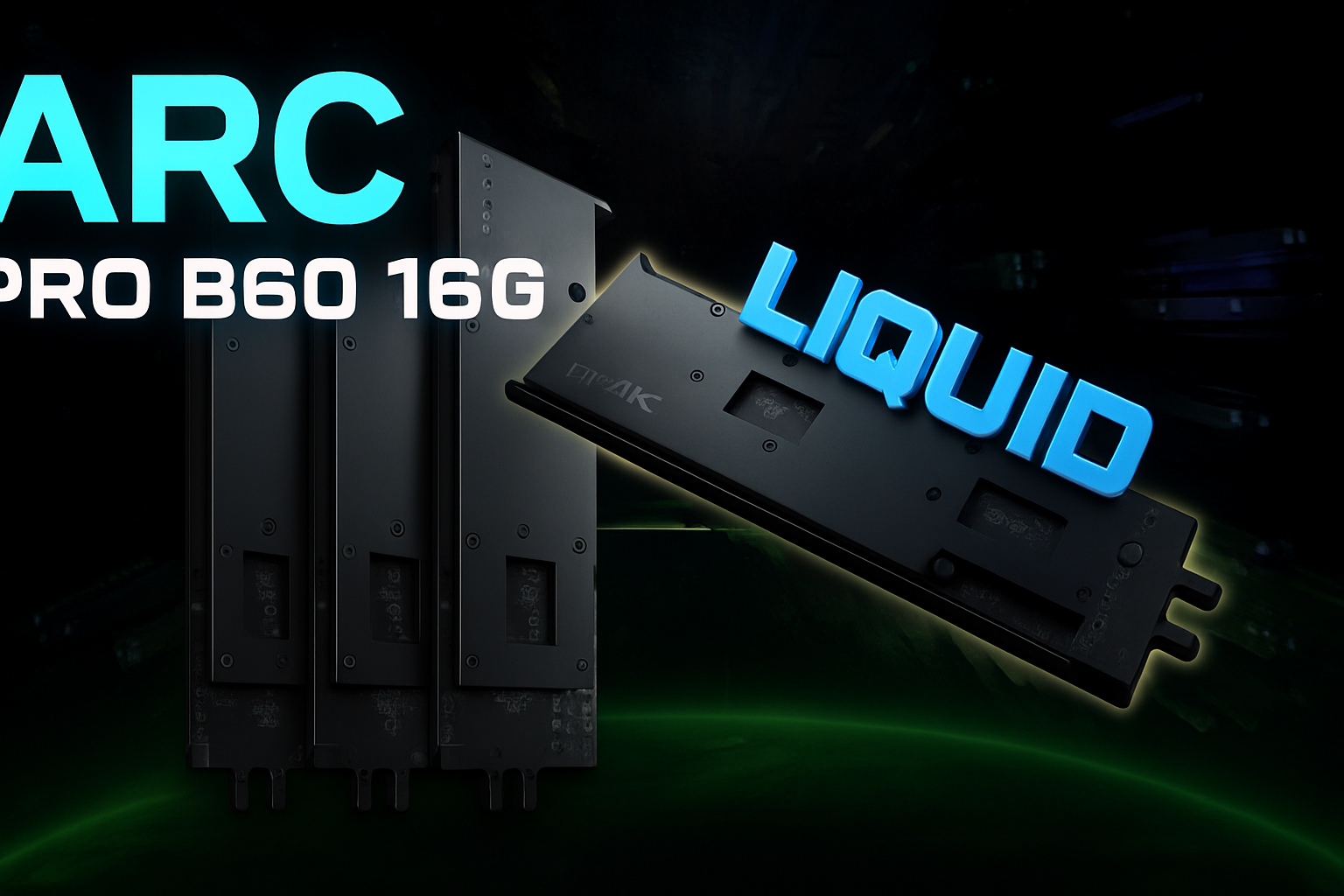Maxsun svela la nuova Arc Pro B60 48G liquid cooled