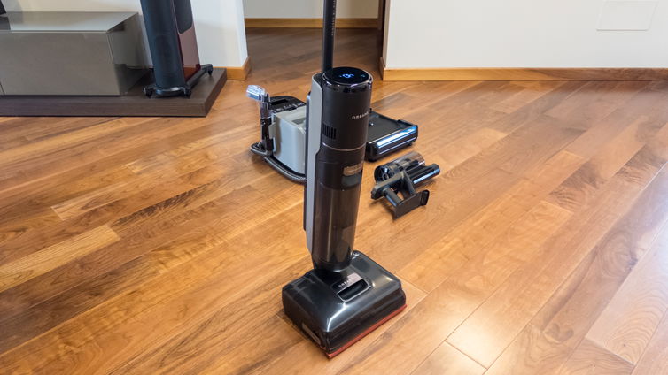 Immagine di Dreame H15 Mix: scopa elettrica, lavapavimenti e lavatappeti in un kit