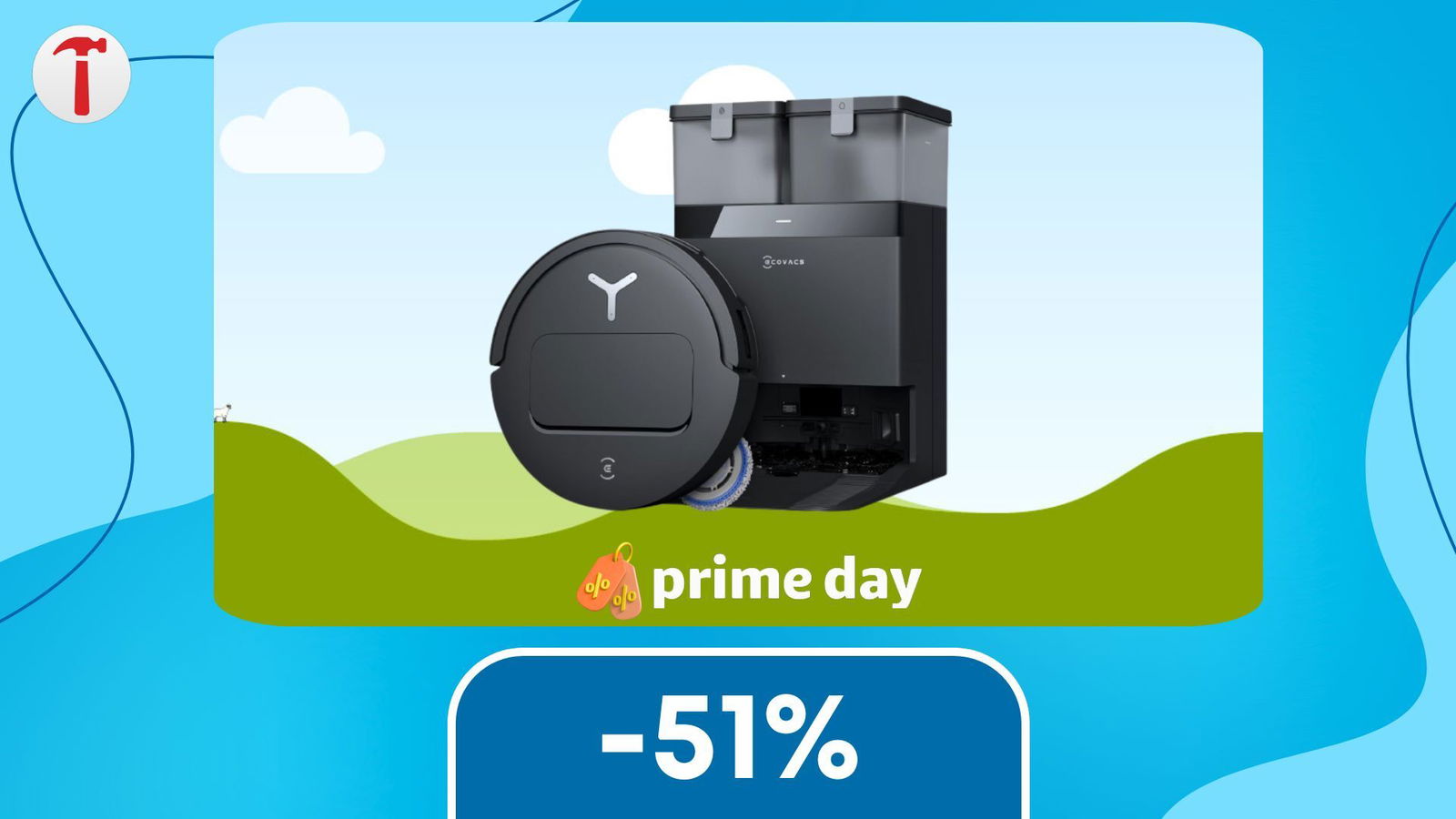 Questo robot lavapavimenti sta andando A RUBA! Oggi costa la metà (-51%)