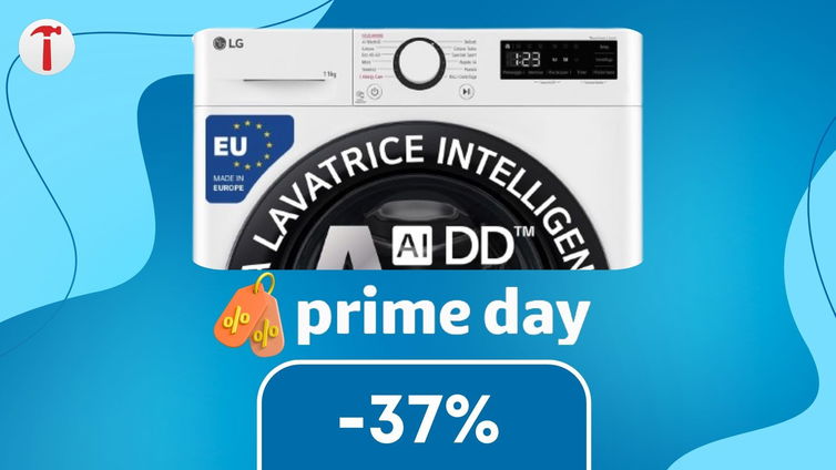 Immagine di Offerta Prime del giorno: bucato perfetto, prezzo imbattibile con questa lavatrice LG