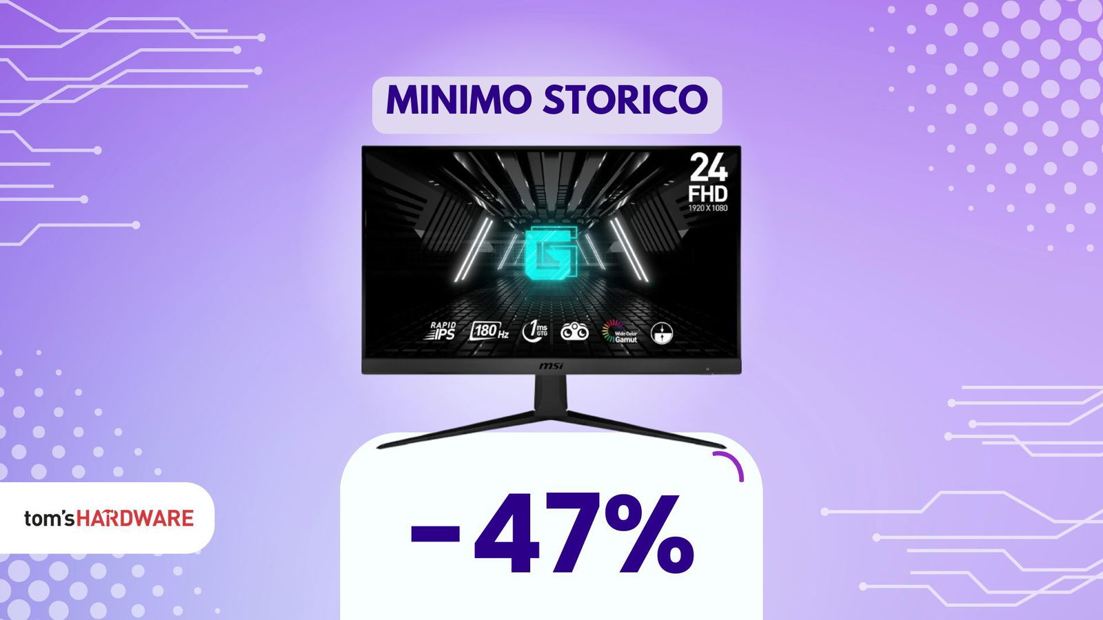 Sconto lampo: monitor MSI a 89€, diverso dal modello del Prime Day