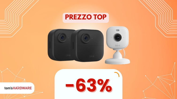 Immagine di Da 189€ a 69€: il kit Blink (ultimo modello) al prezzo più basso di sempre
