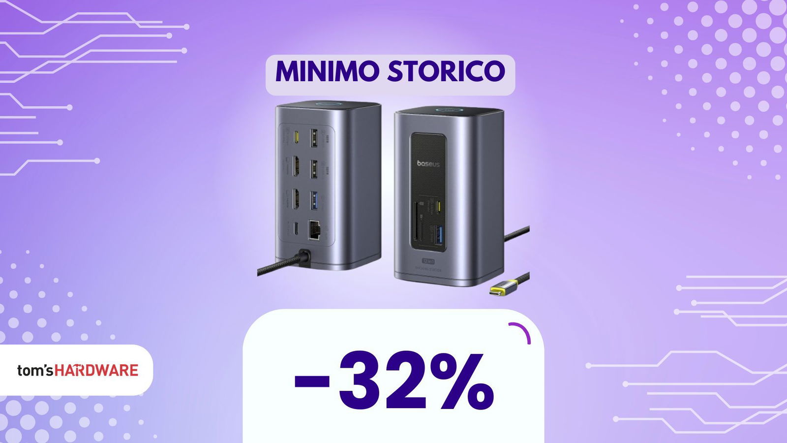 Una sola Docking Station per gestire due monitor e ricaricare tutto