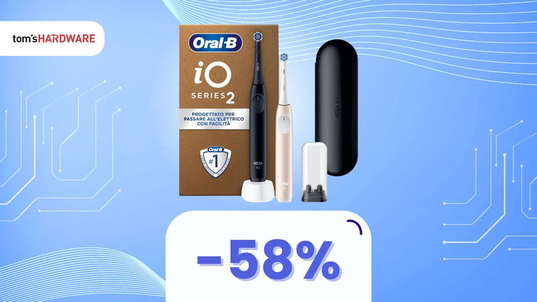 Immagine di Raddoppia il sorriso: offerta speciale su 2 Oral-B iO in un unico pack