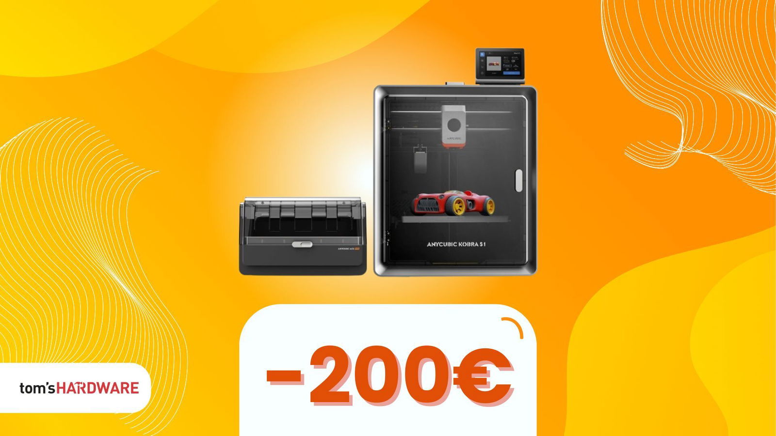 Il coupon Amazon da 200€ è la ciliegina sulla torta per questa stampante 3D